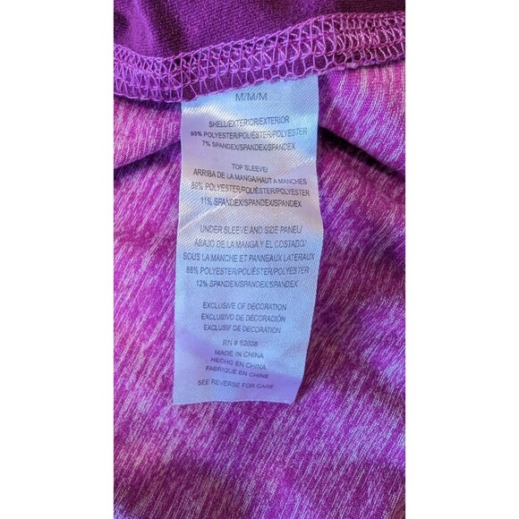 Free2B Free Country Womens Sweatshirt M Pink Long sleeve Athletic Dri Fit Top - Picture 7 of 7